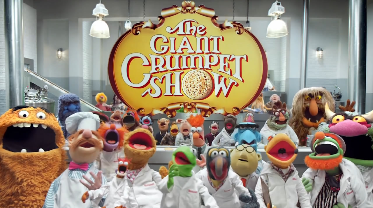 Warburtons Muppets Advert - The Giant Crumpet Show - DVDfever.co.uk